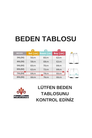 Erkek Büyük Beden Battal Boy Beli Lastikli Kamuflaj Kapri 001