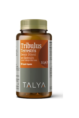 Talya Tribulus Terrestris Demir Dikeni ve Ekstraktı İçeren Takviye Edici Gıda 60 Kapsül