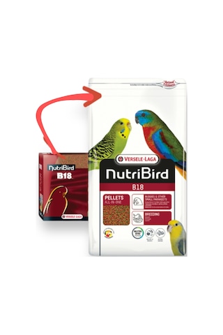 Versele Laga Nutribird B18 Muhabbet Paraket Pelet Yem 3 KG