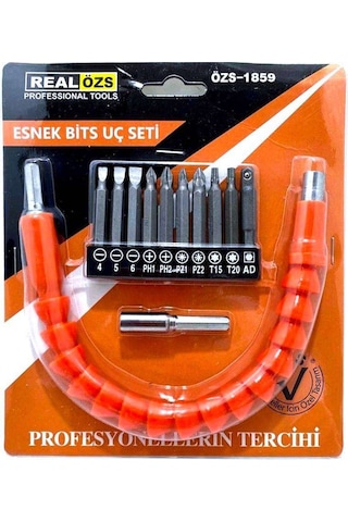 Real Özs 12 Parça Esnek Bits Uç Set Özs-1859