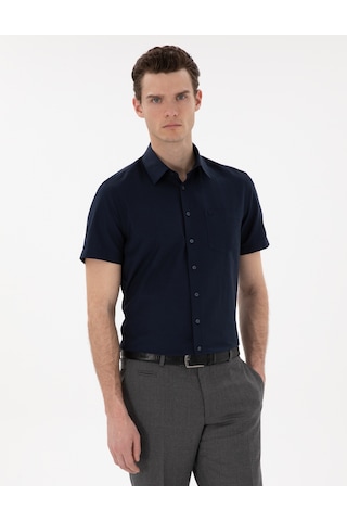 Pierre Cardin Erkek Lacivert Gömlek Kısa Kollu 50307003-vr033 Lacivert