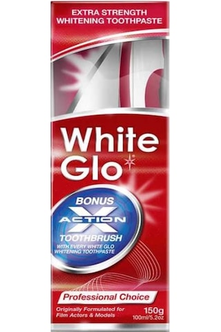White Glo Beyazlatıcı Klasik Diş Macunu 150 G + Diş Fırçası