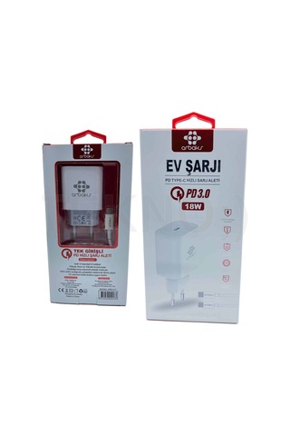 Ren.ga.renk Pd Qc3 / 18w Type-c To Type-c Şarj Aleti Arb-017 Rengaren Standart