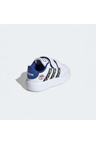 adidas Spider Man Grand Court Bebek Beyaz Spor Ayakkabı Id8017 Beyaz