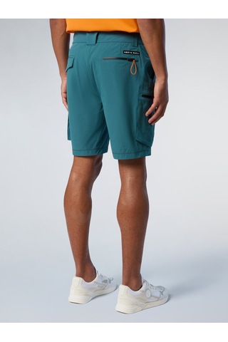 North Sails Hybrid Deck Regular Fit Erkek Şort-33430 Koyu Yeşil