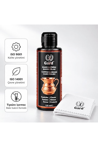 Gard Bakır Pirinç Cilası 125 ML