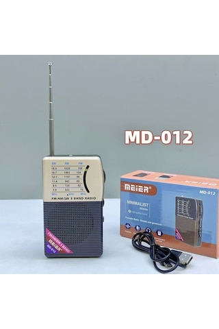 Rose Şarjlı Cep Radyosu - Fm Radyo, Deprem Radyosu Taşınabilir Küçük Radyo Md-012