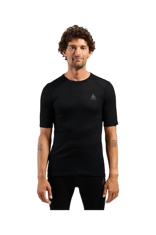 Odlo Odlo Active Warm Bl Top Crew Neck S/s Erkek Siyah Içlik Üst 6000 Siyah