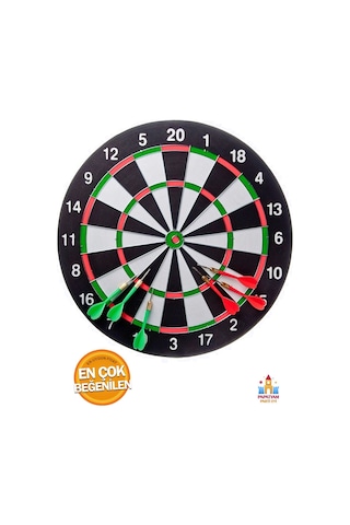 Dart Seti: Büyük Boy 15'' Hedef Tahtası Ve 6 Oklu Set İle Rakiplerine Meydan Oku