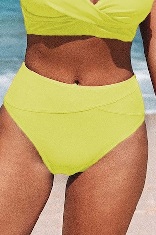 Angelsin Yüksek Bel Bikini Altı Sarı