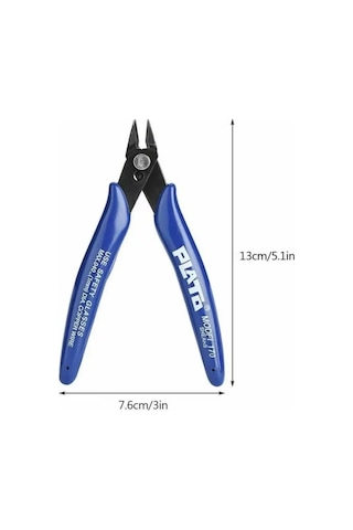 Plato Yan Keski 170, Kaliteli Model , Elektronikçi Tipi, Kesme Pensesi, Mini Kesici Soyucu, El Aleti,