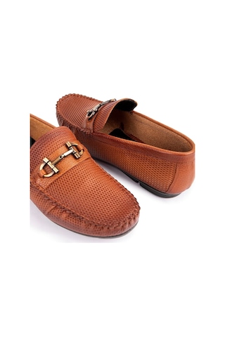Verde Hakiki Deri Erkek Günlük Ayakkabı, Rok Loafer Ayakkabı