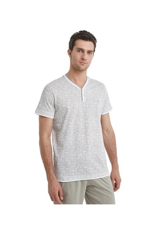 Blackspade Erkek Kısa Kol Şortlu Sütlü Kahve Pijama Takımı C1t7n4o04 001