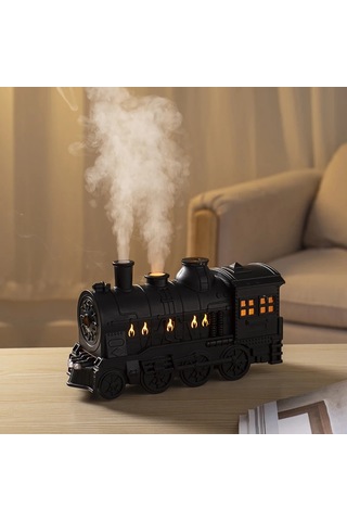 Çeşithane Tren Şeklinde Aroma Difüzör Led Işıklı Duman Efektli Hava Nemlendirici