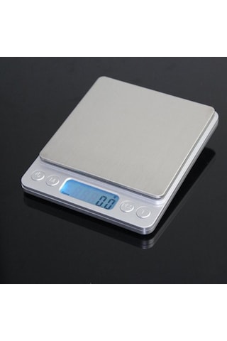 Homyl Doğru Dijital Elektronik Takı Ölçeği Taşınabilir 1000 Gümüş