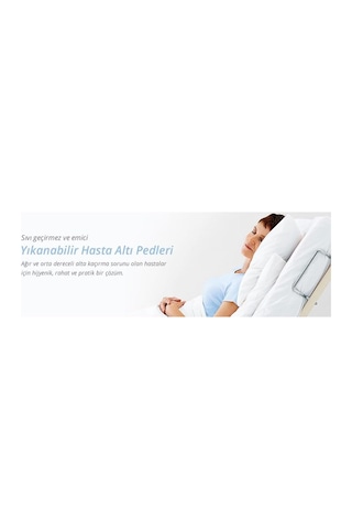 5 Katlı Yıkanabilir Emici Ve Sıvı Geçirmez Hasta Pedi 75x90 Cm