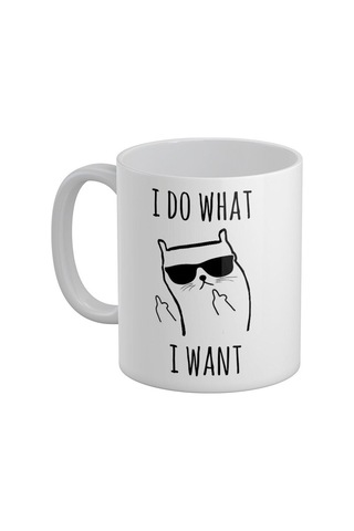 I Do What I Want Baskılı Kupa Bardak Beyaz I Do What I Want Baskılı Kupa Bardak Beyaz