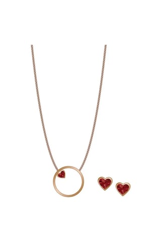 Skagen Skjb1007-791 Kalpli Kadın Kolye Ve Küpe Seti Rose Gold