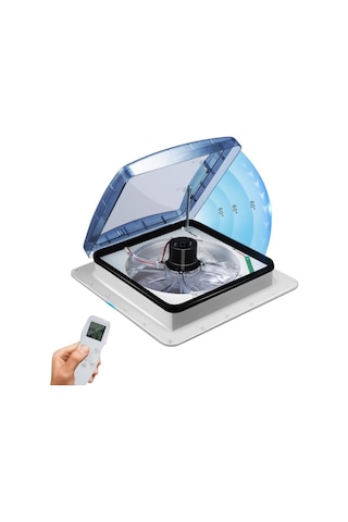 Suga Kumandalı Fanlı Hek 40x40cm 12v Çift Yönlü Yağmur Sensörlü-1014 Çok Renkli