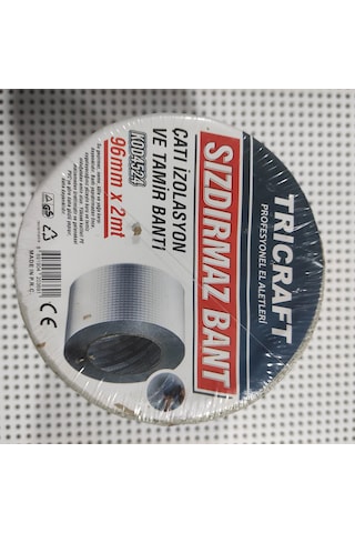 Sızdırmaz Bant Çatı İzalasyon Tamir Bantı 96 Mm X 2mt Su Geçirmez-neme-küfe-yağa-dayanıklı