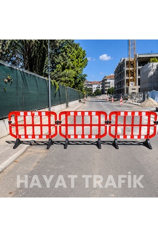 Güvenlik Bariyeri Kırmızı 150x100 Cm