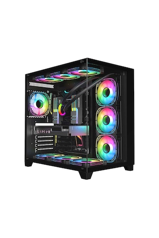 Xaser Sword X51 R7-5700X 32 GB 1 TB M.2 NVMe SSD RTX5060 23.8" Free Dos Masaüstü Oyuncu Bilgisayarı