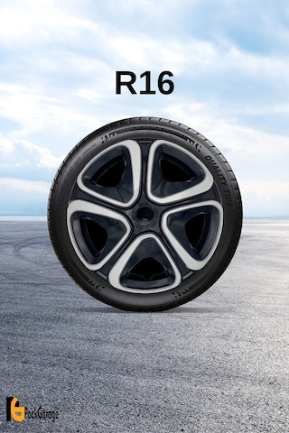 Citroen C-elysee 16'' İnç Jant Kapağı 4 Adet Siyah Gri C103