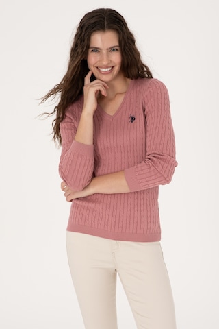 U.s. Polo Assn. Kadın Orkide Kazak /triko 50313625-vr221 Orkide