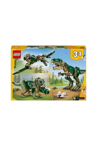 T-rex Temalı Yaratıcı Oyuncak Yapım Seti 3'ü 1 Arada