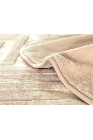 Madame Coco Clementine Vizon Emboss Battaniye Bat0000000021çift Kişilik-bej Vizon