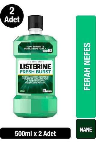 Listerine Fresh Burst Ağız Bakım Suyu 2 x 500 ML