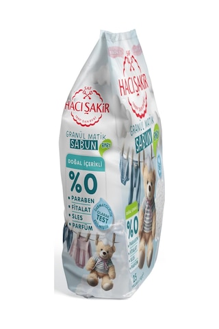 Hacı Şakir Granül Matik Sabun Otomatik Makineler İçin Sabun 25 Yıkama 1 X 1000 G 0.75 LT - 2.5 LT - 12 KG