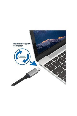 Hc-01 Type-c To 4k Ultra Full Hd Hdmı Usb-c Tak Çalıştır Görüntü Aktarım Kablosu-1.8m Standart