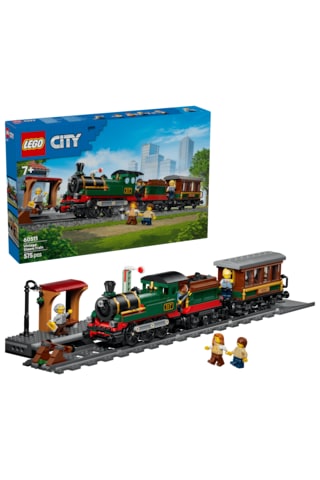 LEGO® City Klasik Buharlı Tren 60511 - 7 Yaş ve Üzeri Çocuklar İçin Yaratıcı Oyuncak Yapım Seti (575 Parça)