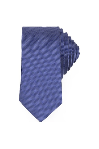 Tudors İnce Kendinden Desenli Erkek Kravat - Mavi (366289259) Mavi