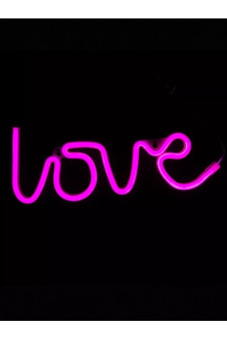 Riota Neon Love Yazı Lambası, Pembe Işık 175487402 Pembe