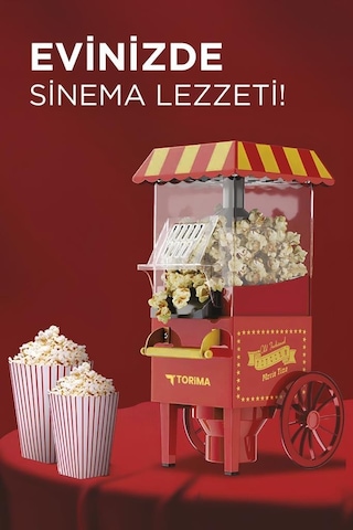 Torima TPM-01 Yağsız Mısır Patlatma Popcorn Makinesi