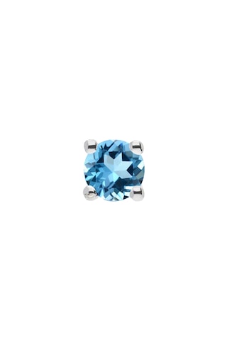 Mavi Topaz Tektaş Erkek Küpesi 0823e0073