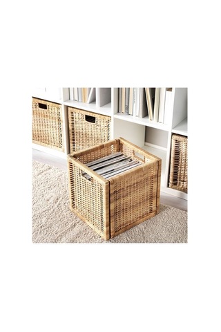 Ikea Branas El Örgüsü Rattan Saklama Sepeti 32 X 34 X 32 Cm Kahverengi