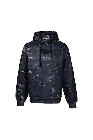 Stafu Pro Prime Kapüşonlu Frenzy Black Sweatshirt Kırmızı - Siyah