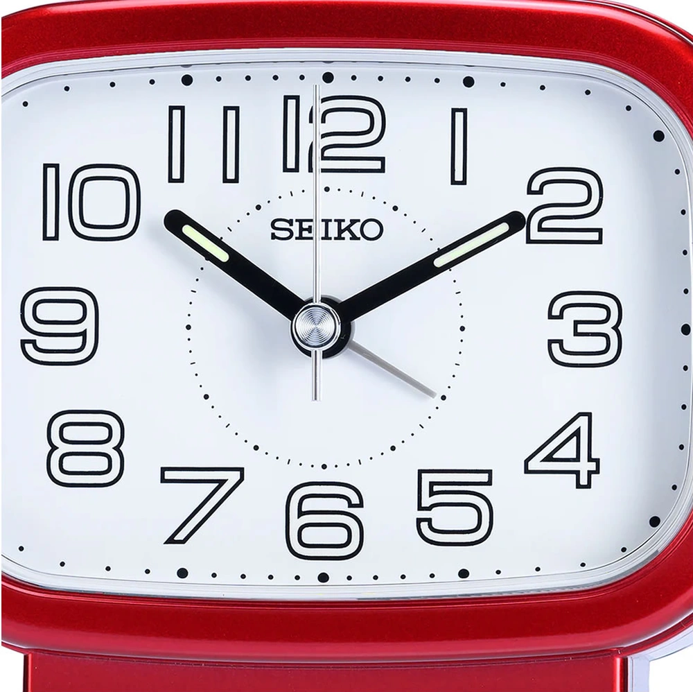 Seiko Clock Qhk060r Masa Saati Kırmızı