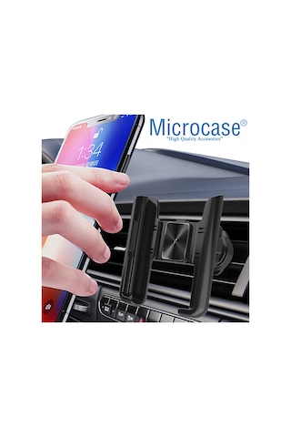 360° Araç İçi Izgaralıktan Metal Kelepçeli Telefon Tutucu -AL3741