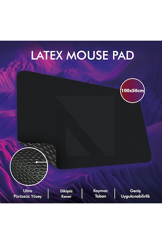 Gaming Oyuncu Mouse Pad, Kaymaz Taban Gamer Mousepad, Masa Koruyucu Masa Matı, Ofis Tipi Klavye Ve Fare Altlığı Siy