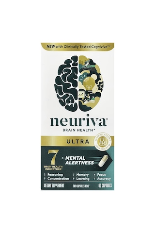 Neurıva Ultra Brain Brain & Cognitive Focus & Memory Phosphatidylserine B6-b12 Folate 60 Cap