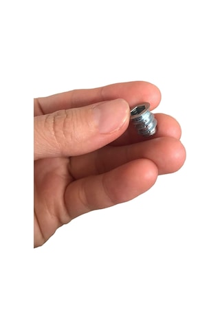 Metal Düz Dişli Dübel Ahşap Dübeli M6 8x13 Diş Çinko Mobilya Bağlantı Ünite Birleştirme 25 Adet
