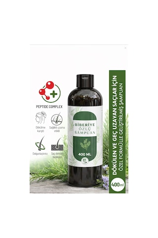 Herbliss Biberiye Saç Bakım Şampuanı Dökülmeye Karşı Sağlıklı Saç Uzatan Onarıcı Besleyici 400 Ml