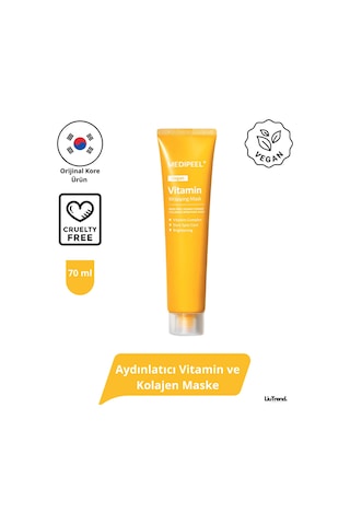 Medipeel Vegan Vitamin Collagen Wrapping Mask 70ml Vitamin Filmi Maskesi M0482