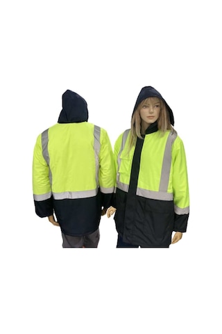 Reflektörlü Iş Güvenlik Montu-With Reflector Work Safety Jack...