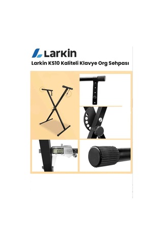 Larkin Ks10 Üst Kalite 7 Kademeli Klavye Org Sehpası Sabitleme Kayışlı