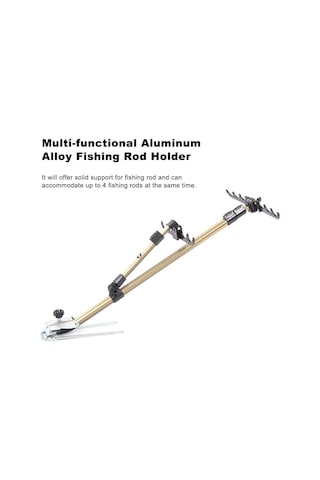 Dianziye "4'lü Ayarlanabilir Alüminyum Olta Sehpası - 1.5m Uzunluk, Dayanıklı Ve Pratik"